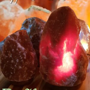 Himalayan Salt Lamp (Ruby Red) 2/3 kg