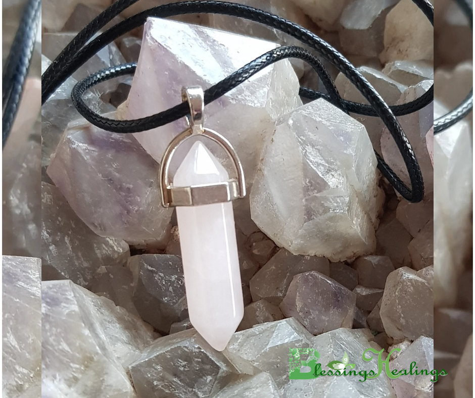 Rose Quartz Point Pendant