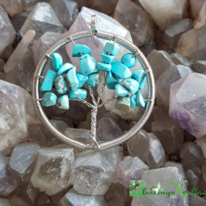 Turquoise Tree of Life Pendant