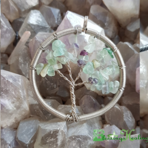 Fluorite Tree of Life Pendant