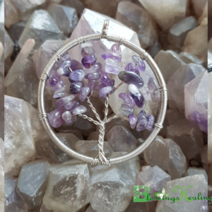 Amethyst Tree of Life Pendant
