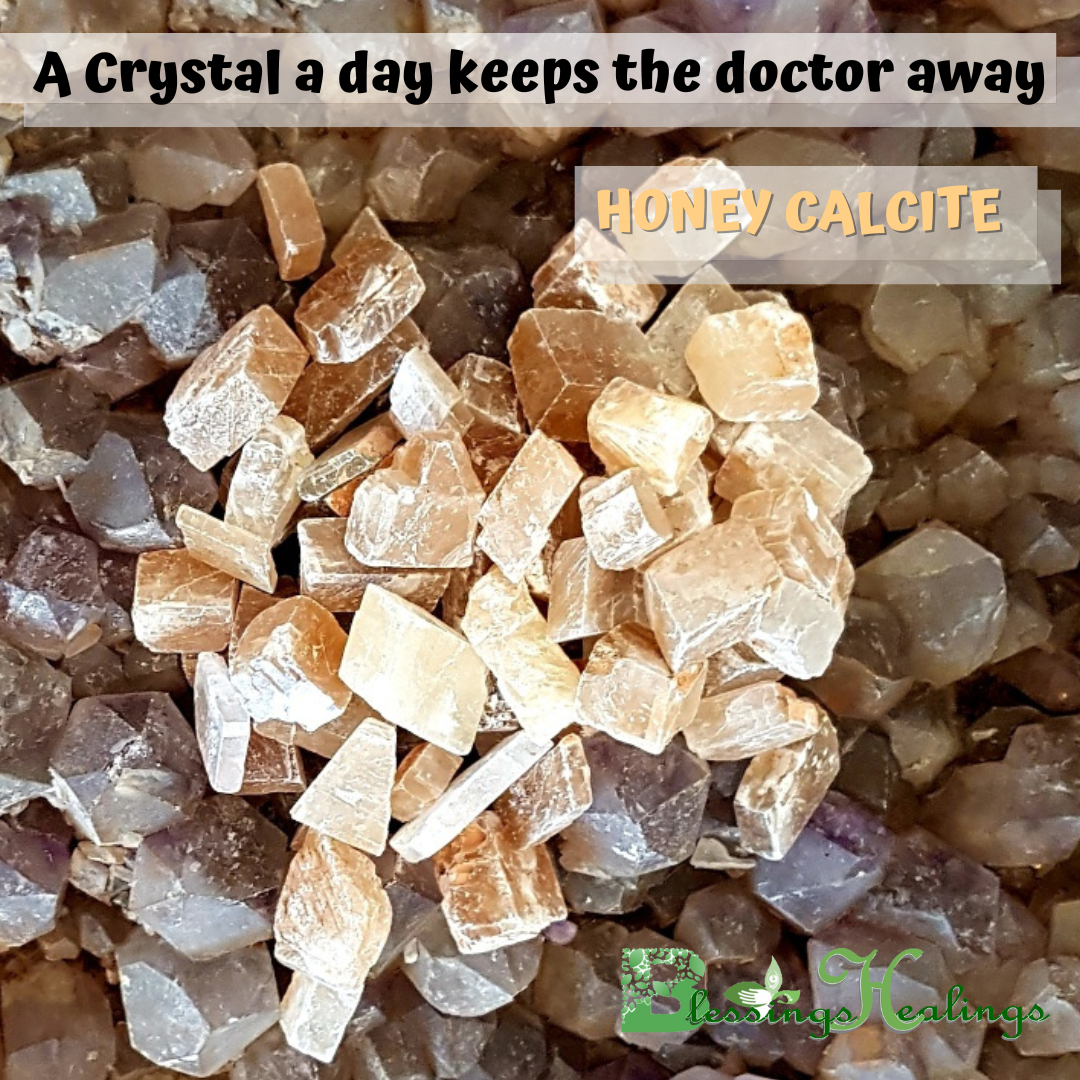 Honey Calcite Raw