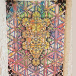 Painting – Sacred Bloom Collection – Balance in the choas