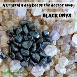 Black Onyx ( Tumbled Stone )