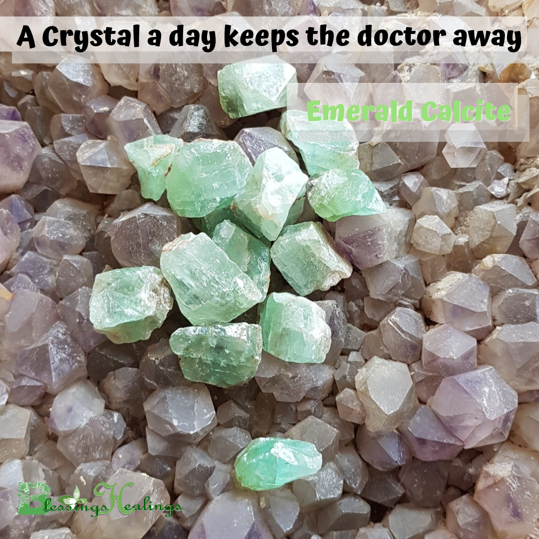 Emerald Calcite - Raw