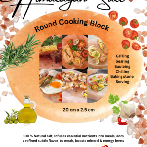 Himalayan Salt Cooking Block Round