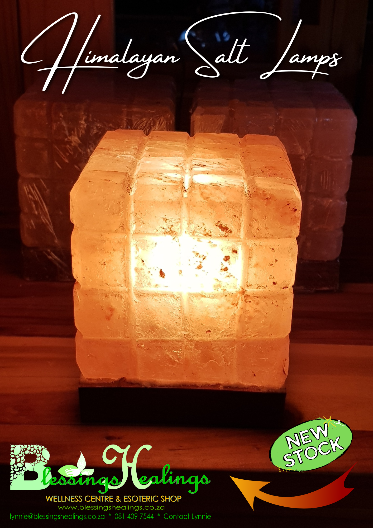 Himalayan Salt Lamp - Rubik Cube