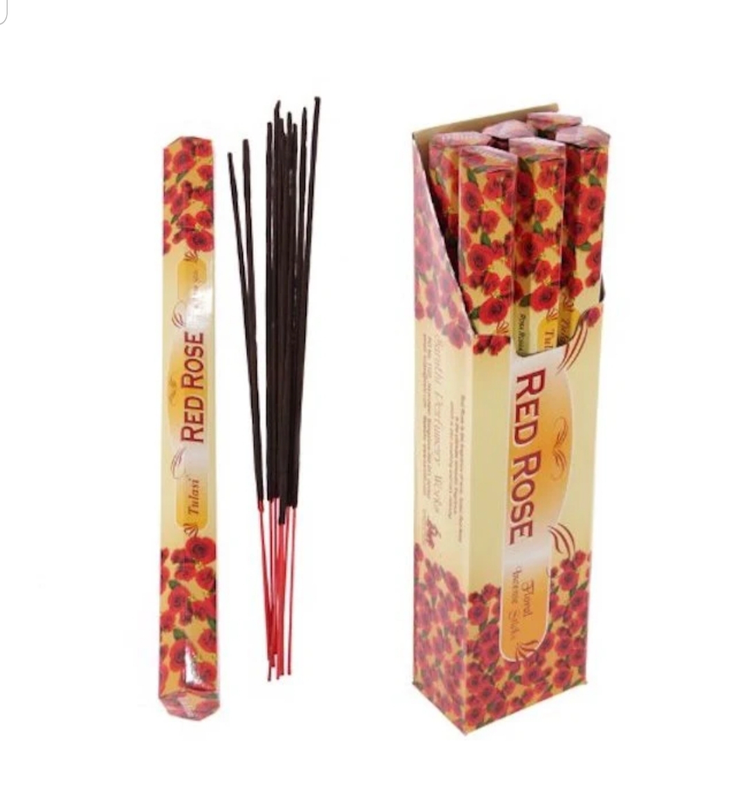 Red Rose ( Tulasi ) Incense Sticks