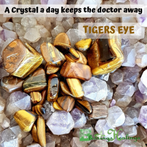 Tigers Eye ( Tumbled Stone )