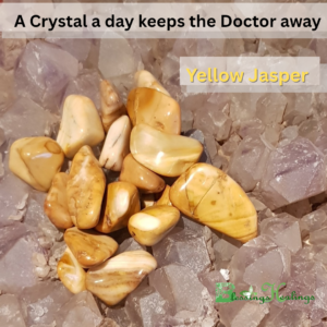 Yellow Jasper ( Tumbled Stone )